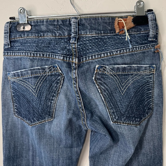 Vigoss Jeans Vingage Y2K Studio Boot Stretch Jager Lowrise Vintage Wash SZ 26 - Picture 5 of 15